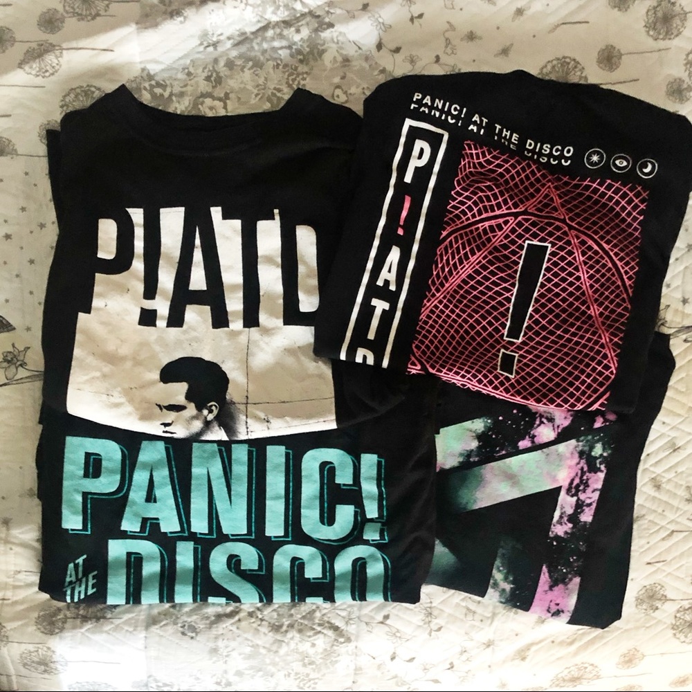 Four Band t-shirts Panic at the disco